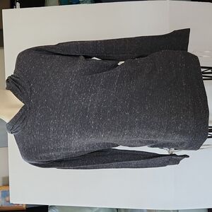 Grey long sleeve Flirtitude Active hoodie t-shirt